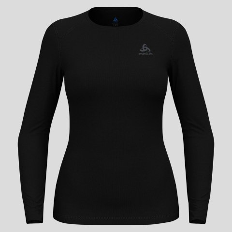 Termoaktywna bluza damska Odlo Active Warm Eco Crew Neck LS - black Termoaktywna bluza damska Odlo Active Warm Eco Crew Neck LS - black