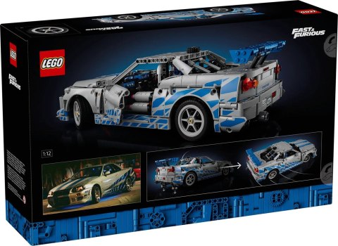 LEGO Technic 42210 Samochód Nissan Skyline GT-R (R34) z filmu Za szybcy, za wściekli LEGO Technic 42210 Samochód Nissan Skyline GT-R (R34) z filmu Za szybcy, za wściekli