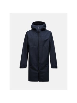 Płaszcz przeciwdeszczowy Peak Performance Treeline Shell Parka w kolorze czarnym, rozmiar M