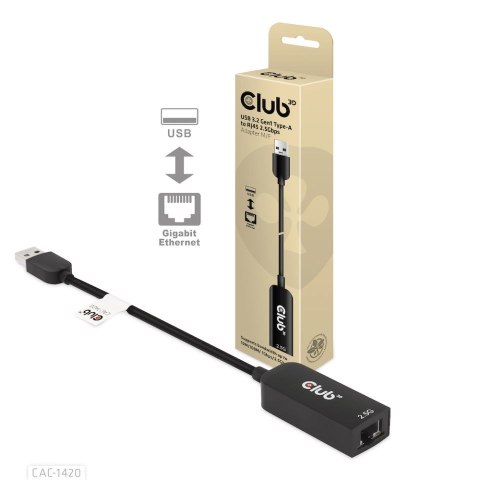 CLUB3D CAC-1420 karta sieciowa Ethernet 2500 Mbit/s CLUB3D CAC-1420 karta sieciowa Ethernet 2500 Mbit/s