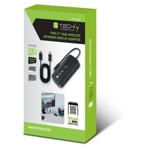 Bezprzewodowy transmiter obrazu USB-C do HDMI Bezprzewodowy transmiter obrazu USB-C do HDMI