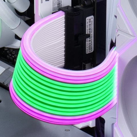 Lian Li Strimer Bezprzewodowy 24-pinowy płyty głównej RGB + kontroler Lian Li Strimer Bezprzewodowy 24-pinowy płyty głównej RGB + kontroler