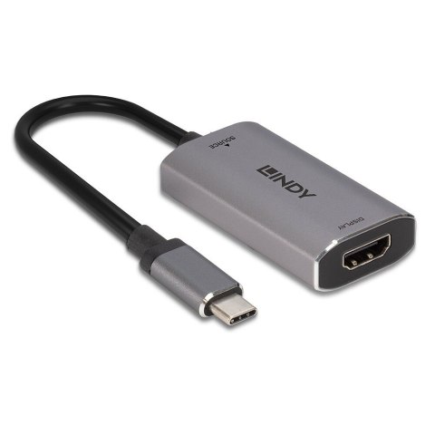 Lindy 43327 adapter kablowy 0,11 m USB Type-C HDMI Czarny, Szary Lindy 43327 adapter kablowy 0,11 m USB Type-C HDMI Czarny, Szary
