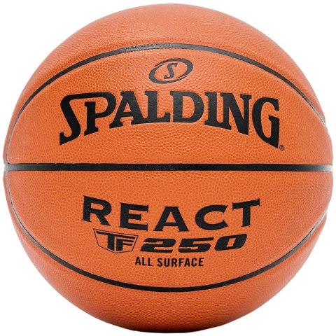 Piłka koszykowa Spalding React TF-250 rozm. 5 brązowa 76803Z 5