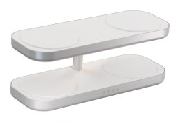 Bezprzewodowa ładowarka Zens Aluminium Series Quattro Pro 4 z zasilaczem 65 W 4x 15W Qi2 biały ZEQC01W/00