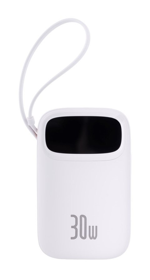 Powerbank Baseus QPow 2 10000mAh 30W 2xUSB-C (biały) Powerbank Baseus QPow 2 10000mAh 30W 2xUSB-C (biały)