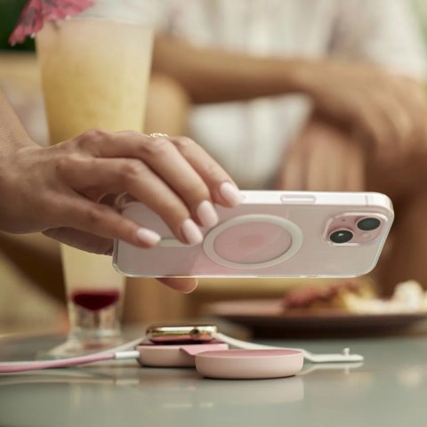 Twelve South ButterFly SE - ładowarka bezprzewodowa Qi2 do dwóch urządzeń kompatybilna z MagSafe, kabel USB-C w zestawie (pink) Twelve South ButterFly SE - ładowarka bezprzewodowa Qi2 do dwóch urządzeń kompatybilna z MagSafe, kabel USB-C w zestawie (pink)