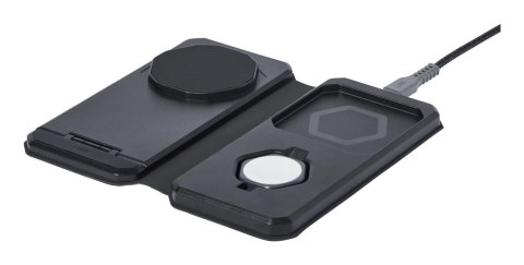 UAG 3in1 Travel Charger - bezprzewodowa ładowarka podróżna do trzech urządzeń 15W, kompatybilna z MagSafe, kabel, wtyczki i orga UAG 3in1 Travel Charger - bezprzewodowa ładowarka podróżna do trzech urządzeń 15W, kompatybilna z MagSafe, kabel, wtyczki i orga