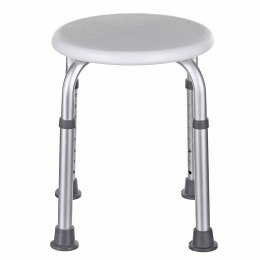 Taboret prysznicowy okrągły aluminiowy
