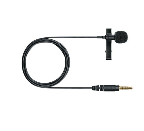 Shure MVL Czarny Mikrofon Lavalier/lapel Shure MVL Czarny Mikrofon Lavalier/lapel