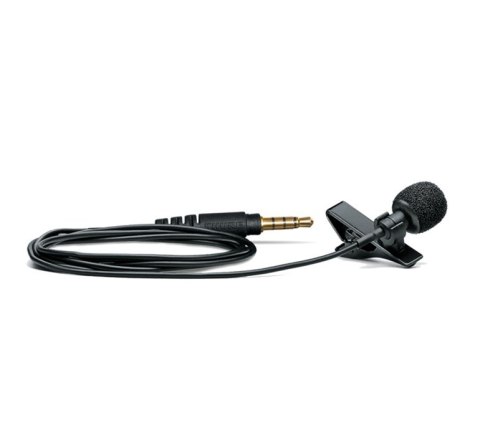 Shure MVL Czarny Mikrofon Lavalier/lapel Shure MVL Czarny Mikrofon Lavalier/lapel