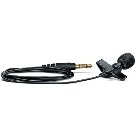 Shure MVL Czarny Mikrofon Lavalier/lapel Shure MVL Czarny Mikrofon Lavalier/lapel