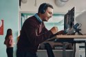 Zestaw słuchawkowy POLY Voyager Focus 2 USB-C-C z przejściówką USB-C/A i podst. ładującą