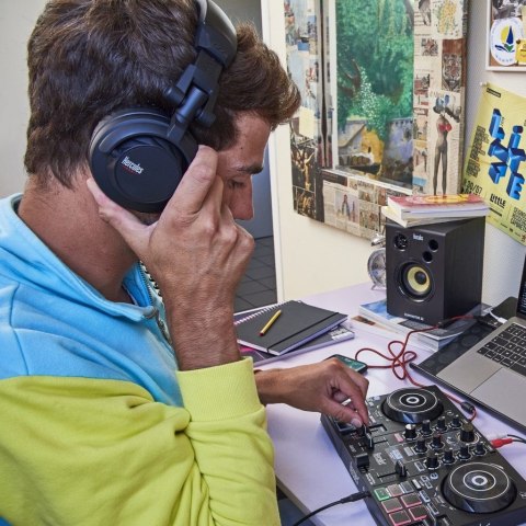 Hercules HDP DJ45 Słuchawki Przewodowa Opaska na głowę Muzyka Czarny Hercules HDP DJ45 Słuchawki Przewodowa Opaska na głowę Muzyka Czarny