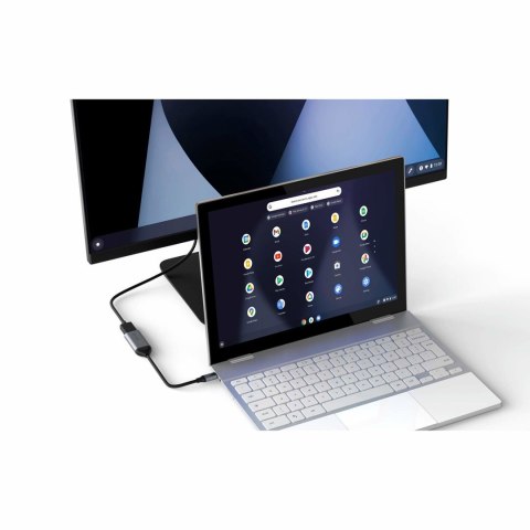 HYPER HD425A adapter kablowy USB Type-C HDMI Stal nierdzewna HYPER HD425A adapter kablowy USB Type-C HDMI Stal nierdzewna