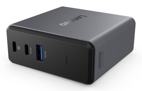 Lenovo X9 Charging GaN Dock Przewodowa USB 3.2 Gen 2 (3.1 Gen 2) Type-C Szary Lenovo X9 Charging GaN Dock Przewodowa USB 3.2 Gen 2 (3.1 Gen 2) Type-C Szary