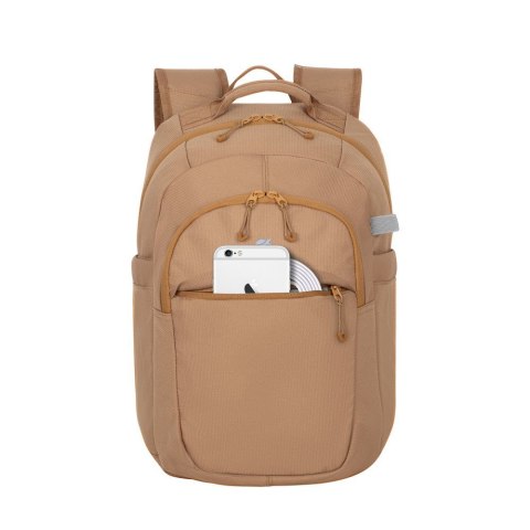 Plecak do notebooka 14" RIVACASE Aviva, beżowy, miejski, 16L, z materiału wodoodpornego Plecak do notebooka 14" RIVACASE Aviva, beżowy, miejski, 16L, z materiału wodoodpornego
