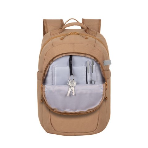 Plecak do notebooka 14" RIVACASE Aviva, beżowy, miejski, 16L, z materiału wodoodpornego Plecak do notebooka 14" RIVACASE Aviva, beżowy, miejski, 16L, z materiału wodoodpornego