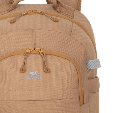 Plecak do notebooka 14" RIVACASE Aviva, beżowy, miejski, 16L, z materiału wodoodpornego Plecak do notebooka 14" RIVACASE Aviva, beżowy, miejski, 16L, z materiału wodoodpornego