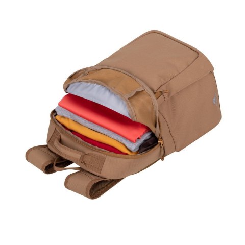 Plecak do notebooka 14" RIVACASE Aviva, beżowy, miejski, 16L, z materiału wodoodpornego Plecak do notebooka 14" RIVACASE Aviva, beżowy, miejski, 16L, z materiału wodoodpornego