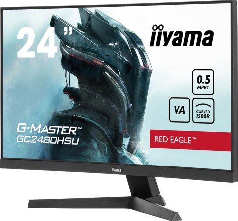 Iiyama G-MASTER GC2480HSU-B1 monitor komputerowy 61 cm (24") 1920 x 1080 px Full HD LED Czarny Iiyama G-MASTER GC2480HSU-B1 monitor komputerowy 61 cm (24") 1920 x 1080 px Full HD LED Czarny