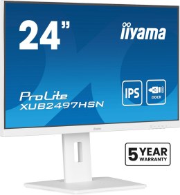 Płaski ekran iiyama 24 XUB2497HSN-W2 HDMI DP USB USB-C - 60,5 cm
