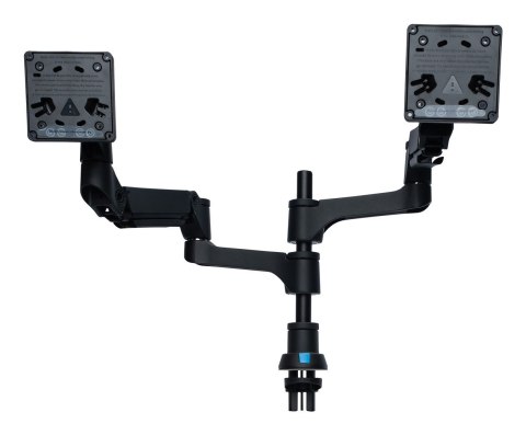 Uchwyt do monitorów R-Go Tools R-Go Monitorarm 0"-32" 2TFT Max.9KG Caparo 4 Gasfeder sidabrinis