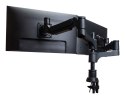 Uchwyt do monitorów R-Go Tools R-Go Monitorarm 0"-32" 2TFT Max.9KG Caparo 4 Gasfeder sidabrinis