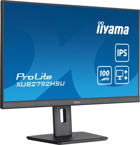 Monitor iiyama XUB2792HSU-B6 27IN FHD IPS BUSI/1920X1080 100HZ 0.4MS 250CD Monitor iiyama XUB2792HSU-B6 27IN FHD IPS BUSI/1920X1080 100HZ 0.4MS 250CD