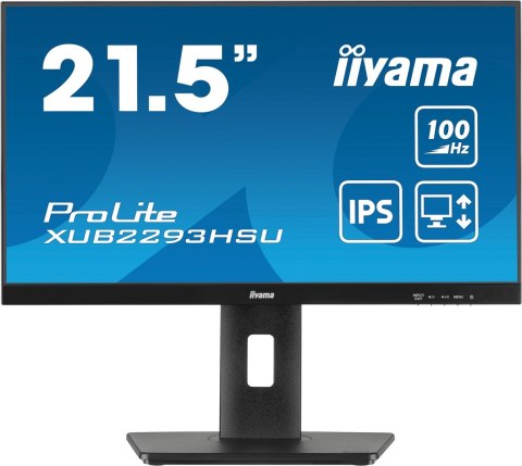 Iiyama Display 22 XUB2293HSU-B7 IPS - Płaski Ekran - 54.6 cm Iiyama Display 22 XUB2293HSU-B7 IPS - Płaski Ekran - 54.6 cm