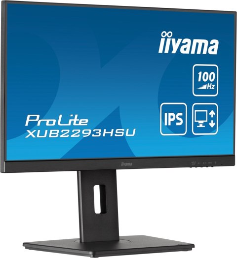 Iiyama Display 22 XUB2293HSU-B7 IPS - Płaski Ekran - 54.6 cm Iiyama Display 22 XUB2293HSU-B7 IPS - Płaski Ekran - 54.6 cm