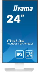 Iiyama TFT XUB2497HSU IPS 24'' HDMI/DP/2xUSB/hoev/weiß - Płaski ekran - 60.5 cm