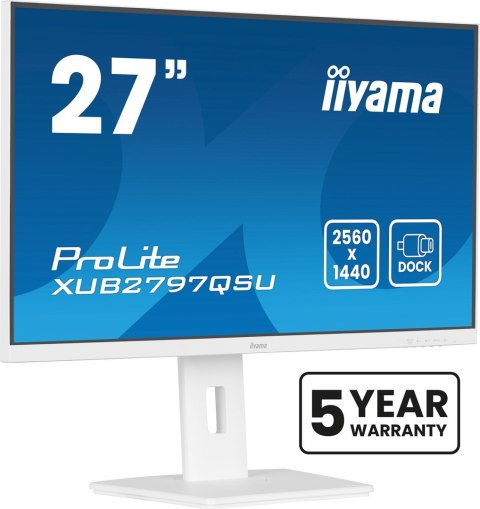 Monitor iiyama ProLite XUB2797QSU-W2 27" - Płaski ekran - 68,6 cm Monitor iiyama ProLite XUB2797QSU-W2 27" - Płaski ekran - 68,6 cm