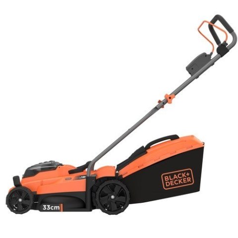 Black & Decker BCMW3318L2 Kosiarka do trawnika typu push Bateria Czarny, Pomarańczowy Black & Decker BCMW3318L2 Kosiarka do trawnika typu push Bateria Czarny, Pomarańczowy