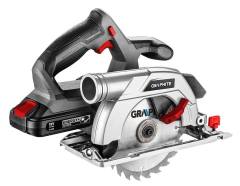 Graphite 58G023 przenośna pilarka tarczowa 16,5 cm Szary, Czerwony, Srebrny 4200 RPM Graphite 58G023 przenośna pilarka tarczowa 16,5 cm Szary, Czerwony, Srebrny 4200 RPM