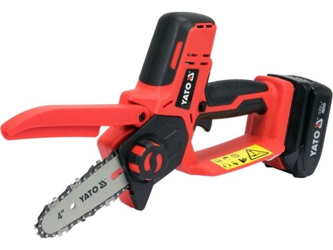 Piła łańcuchowa akumalatorowa Yato YT-828135 4'' 18V + AKUM. 2AH + ŁADOWARKA Piła łańcuchowa akumalatorowa Yato YT-828135 4'' 18V + AKUM. 2AH + ŁADOWARKA