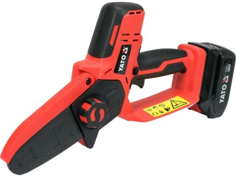 Piła łańcuchowa akumalatorowa Yato YT-828135 4'' 18V + AKUM. 2AH + ŁADOWARKA Piła łańcuchowa akumalatorowa Yato YT-828135 4'' 18V + AKUM. 2AH + ŁADOWARKA