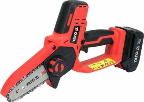 Piła łańcuchowa akumalatorowa Yato YT-828135 4'' 18V + AKUM. 2AH + ŁADOWARKA Piła łańcuchowa akumalatorowa Yato YT-828135 4'' 18V + AKUM. 2AH + ŁADOWARKA