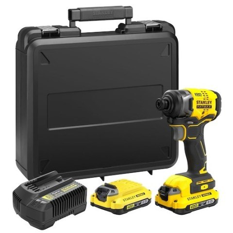 Stanley SFMCF810D2K-QW wkrętak zasilany/zakrętark udarowy 2800 RPM Czarny, Żółty Stanley SFMCF810D2K-QW wkrętak zasilany/zakrętark udarowy 2800 RPM Czarny, Żółty