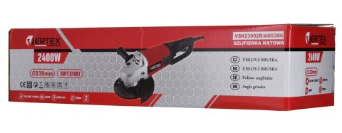 SZLIFIERKA KĄTOWA VERTEX VSK23002R 2400W SZLIFIERKA KĄTOWA VERTEX VSK23002R 2400W