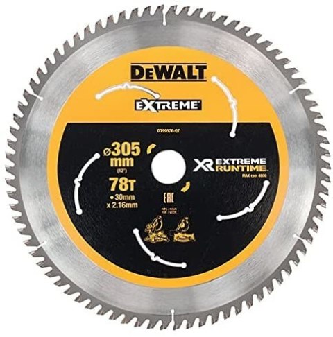 DEWALT PIŁA TARCZ.305x30mmx78z EXTREME RUNTIME DEWALT PIŁA TARCZ.305x30mmx78z EXTREME RUNTIME