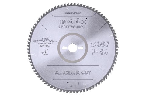 Metabo Piła Tarczowa FZ/TZ 305x30x84z Aluminium Cut Professional Metabo Piła Tarczowa FZ/TZ 305x30x84z Aluminium Cut Professional
