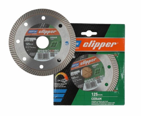NORTON TARCZA D.TURBO 125mm CLIPPER EXTREME CERAM NORTON TARCZA D.TURBO 125mm CLIPPER EXTREME CERAM