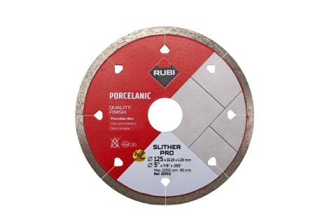RUBI TARCZA DIAM. SLITHER BLADE 125 PRO RUBI TARCZA DIAM. SLITHER BLADE 125 PRO