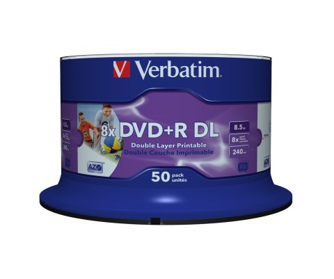 Verbatim 43703 płyta DVD 8,5 GB DVD-R DL 50 szt. Verbatim 43703 płyta DVD 8,5 GB DVD-R DL 50 szt.