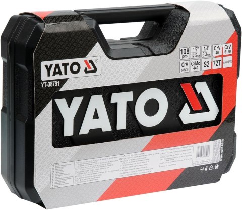 Zestaw kluczy YATO YT-38791 (108) Zestaw kluczy YATO YT-38791 (108)