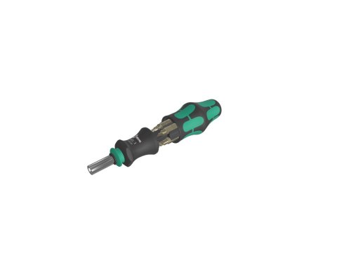 Rękojeść do bitów WERA 1/4" z magnesem + 6 bitów Rękojeść do bitów WERA 1/4" z magnesem + 6 bitów