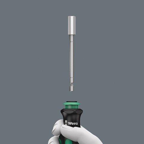Rękojeść do bitów WERA 1/4" z magnesem + 6 bitów Rękojeść do bitów WERA 1/4" z magnesem + 6 bitów