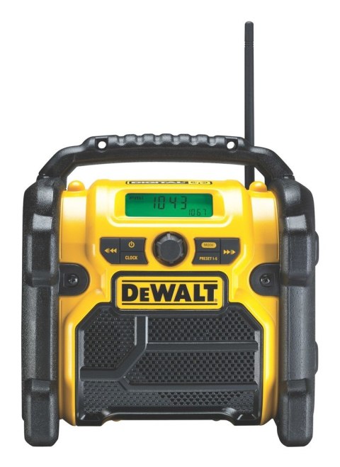 DeWALT DCR020-QW radio Przenośny Cyfrowy Czarny, Żółty DeWALT DCR020-QW radio Przenośny Cyfrowy Czarny, Żółty