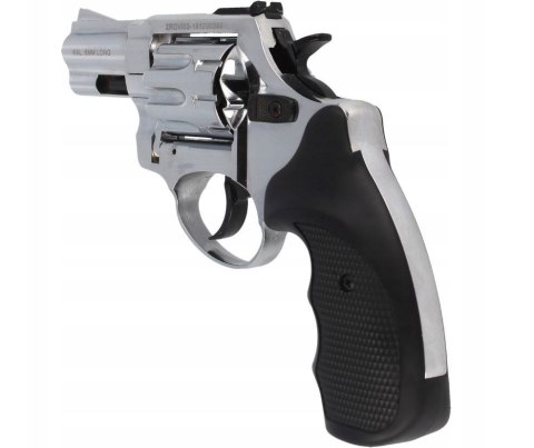 Rewolwer hukowy alarmowo sygnałowy ZORAKI R1-K6L BAS lufa 2,5" kal. .22 Long Blank chrom błysk (R1256MNP-BAS)